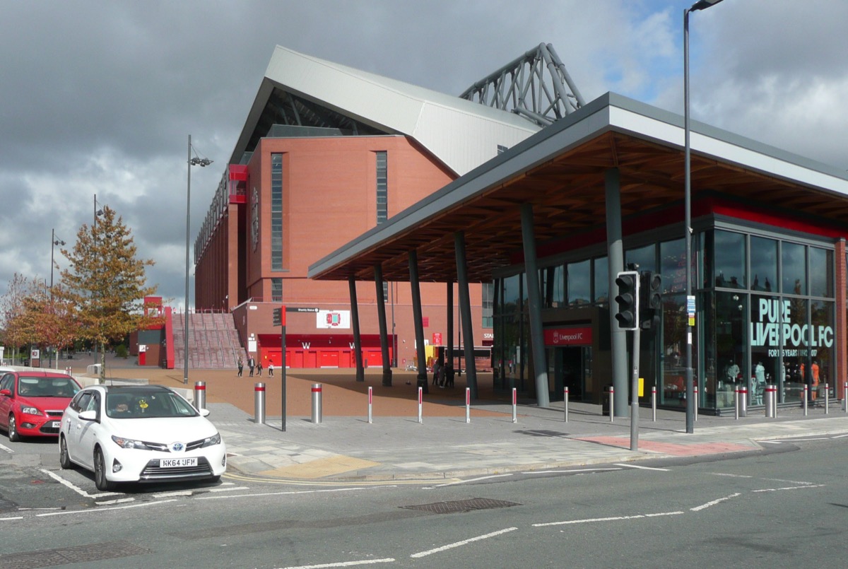 Anfield stadium exterior